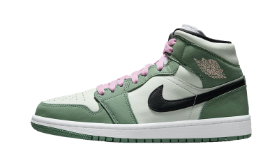 Tenis verde e branco da nike air jordar 1
