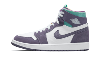 Tenis azul e branco da nike air jordar 1